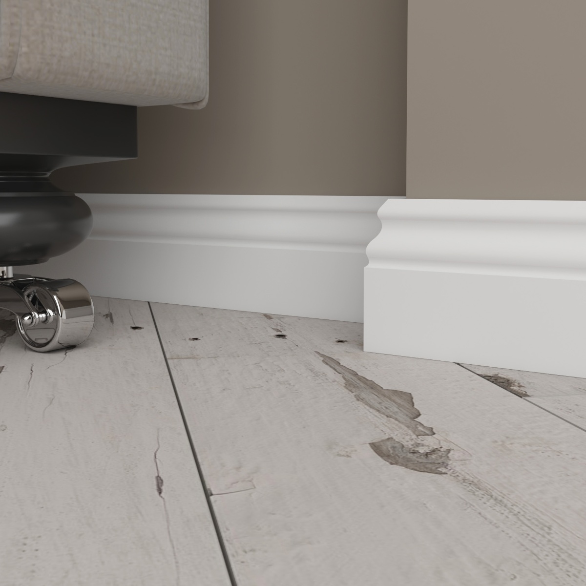 Плинтус под покраску Ultrawood Base 0021 i 2000х60х12 мм